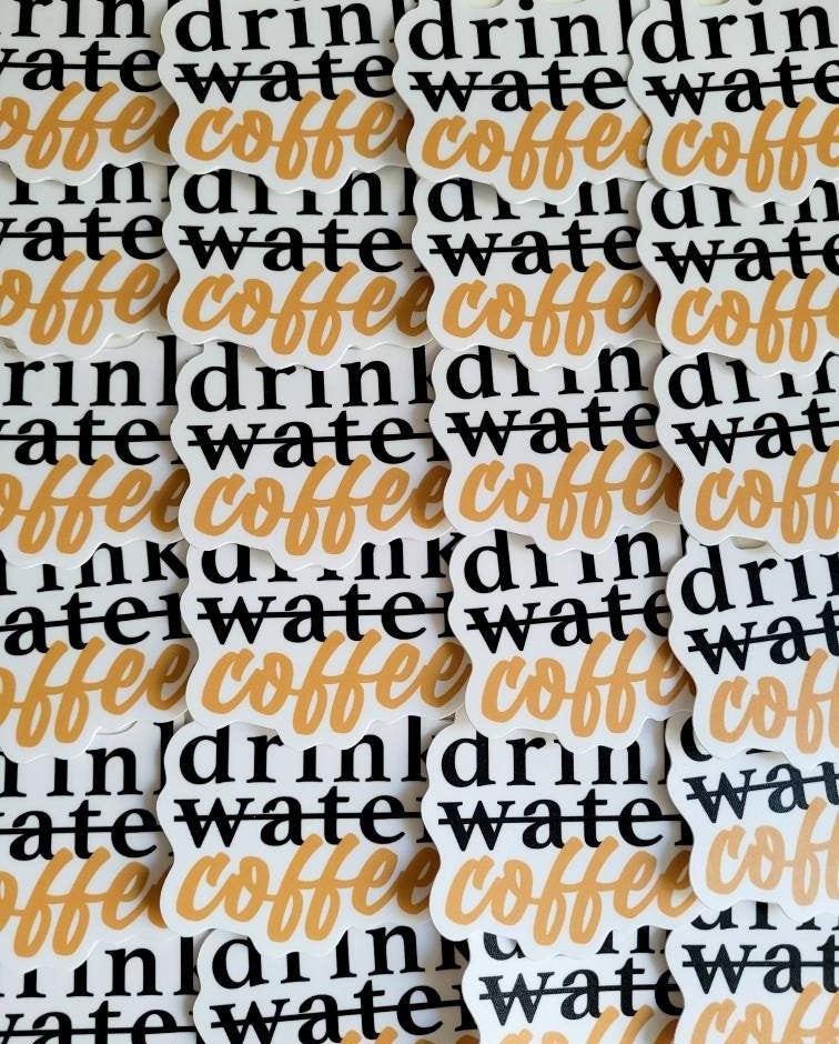 Drink Coffee Sticker