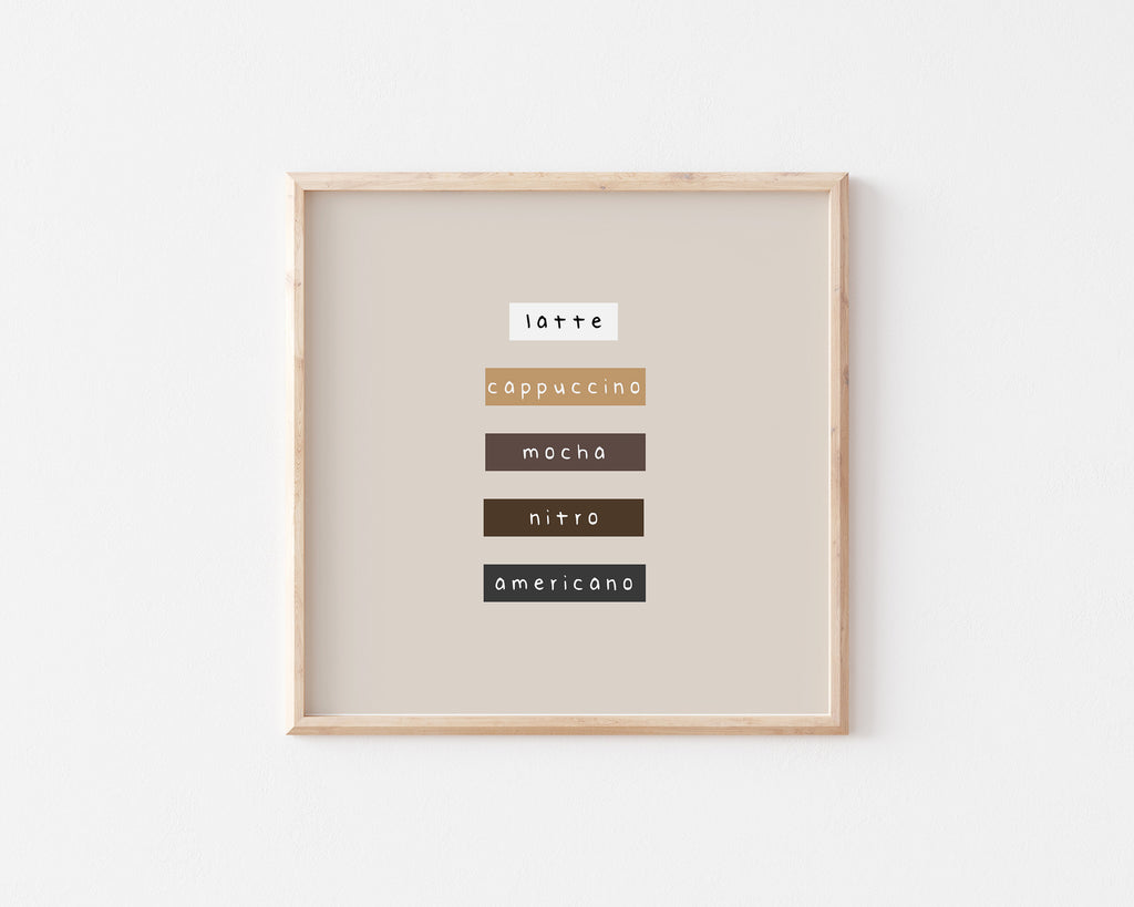 Coffee Mini Print