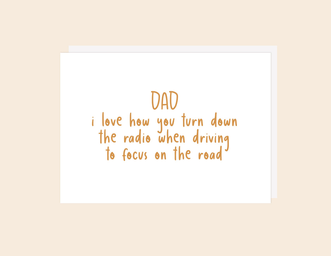 Dad Radio - Greeting Card