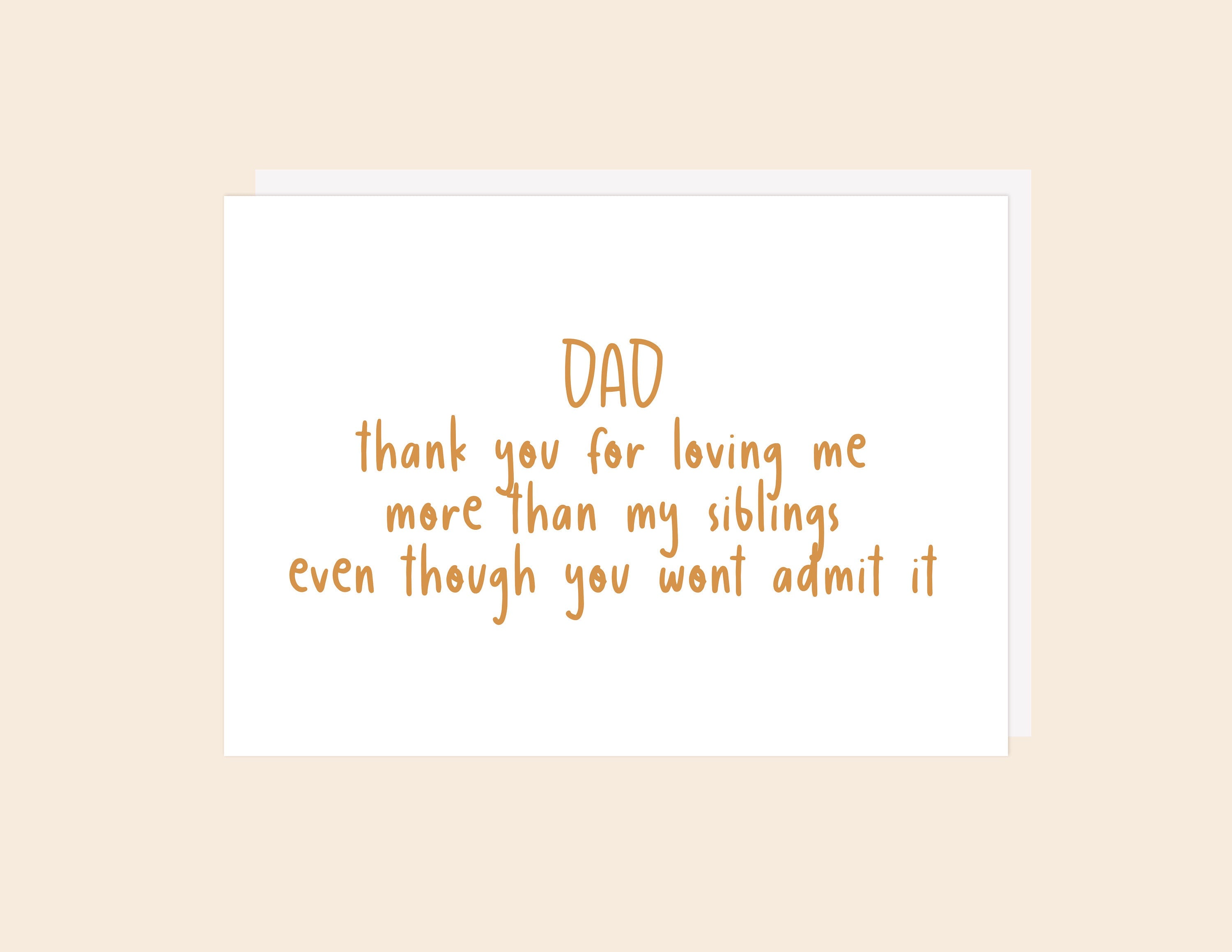 Dad Sibling - Greeting Card