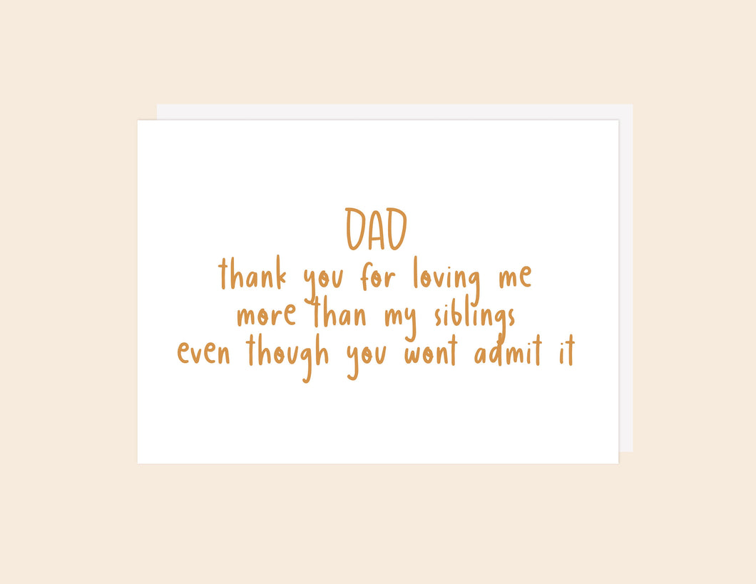Dad Sibling - Greeting Card