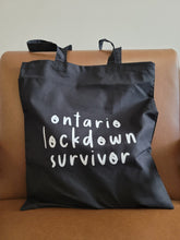 Load image into Gallery viewer, Tote Bag - Ontario Lockdown COVID Tote Bag
