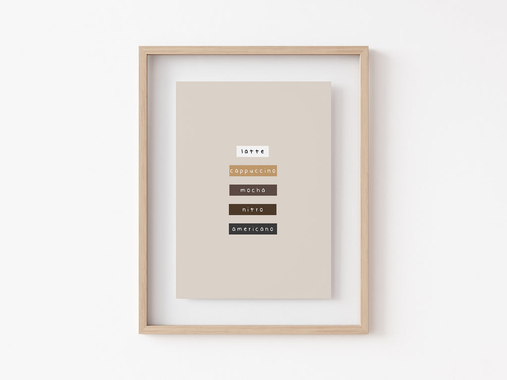 Coffee Mini Print