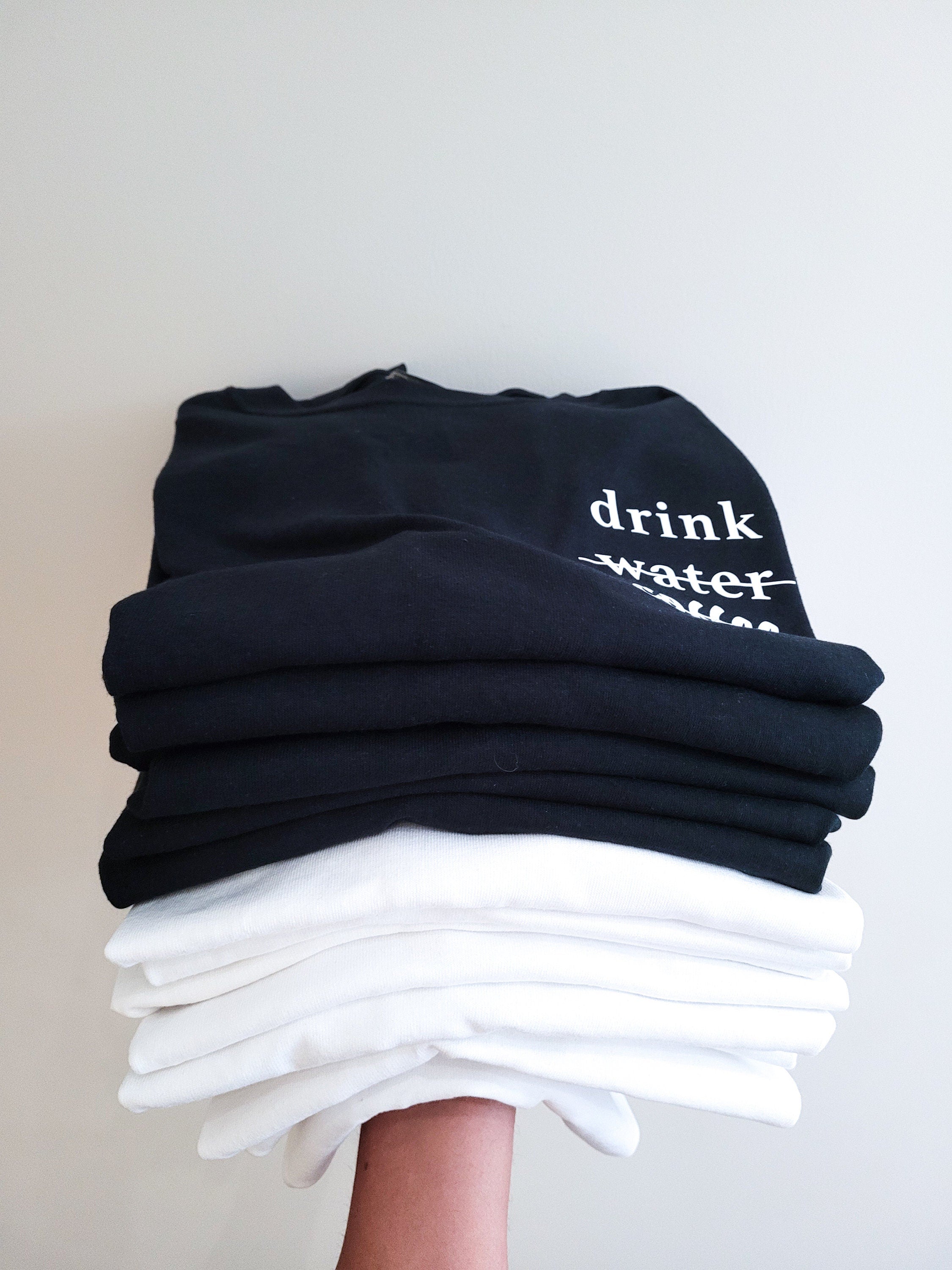Drink Coffee White Tshirt