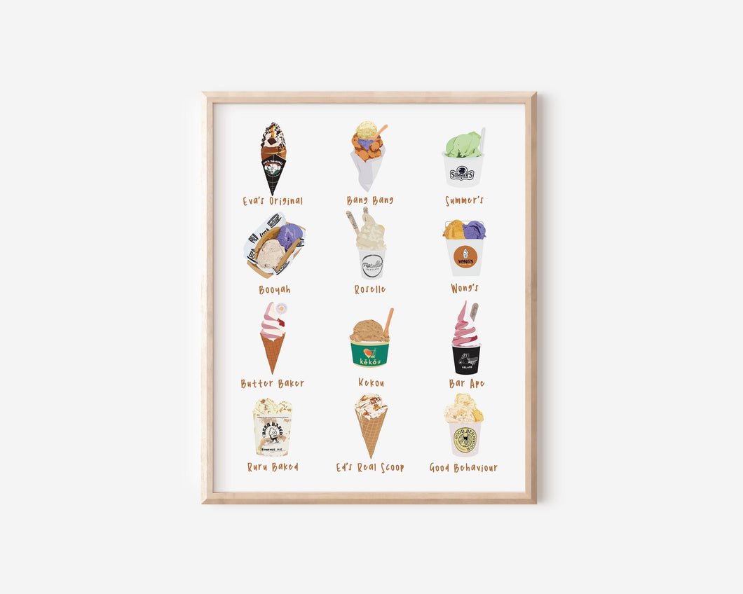 Toronto Ice Cream Print