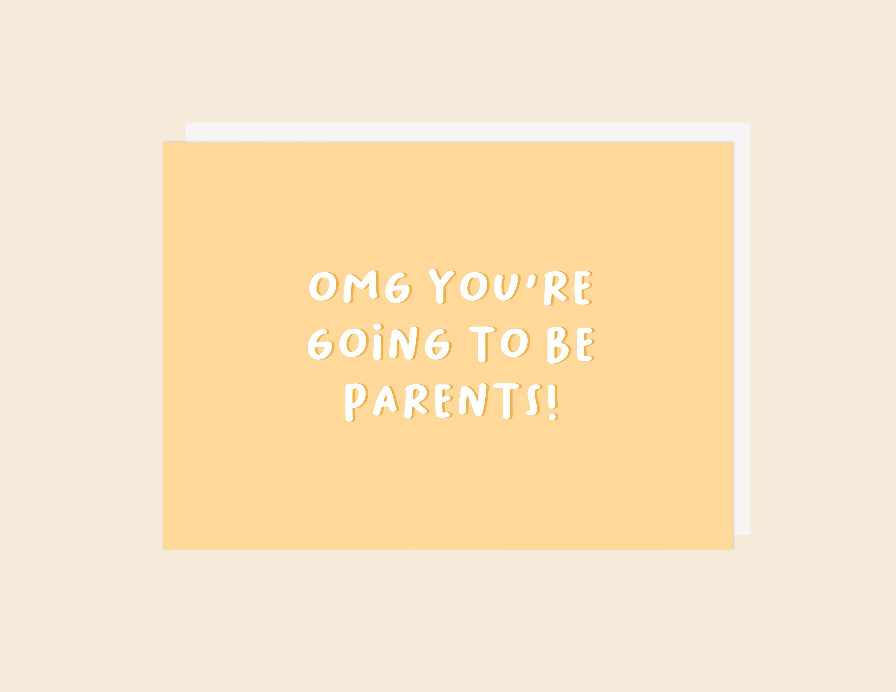 OMG Parents - Greeting Card