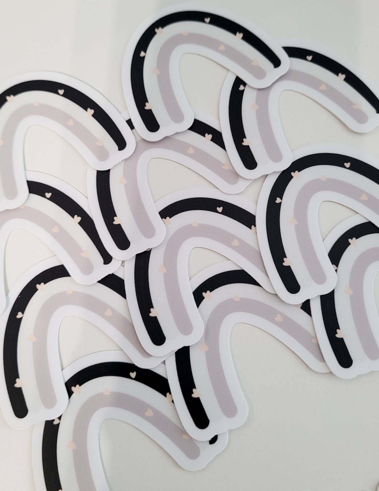 Black Rainbow Sticker