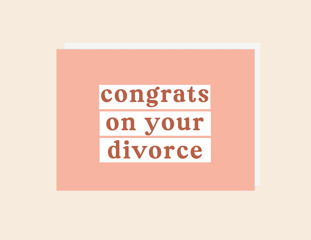 Divorce - Greeting Card