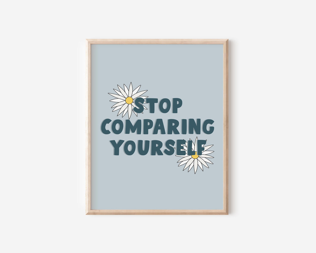Stop Comparing Print