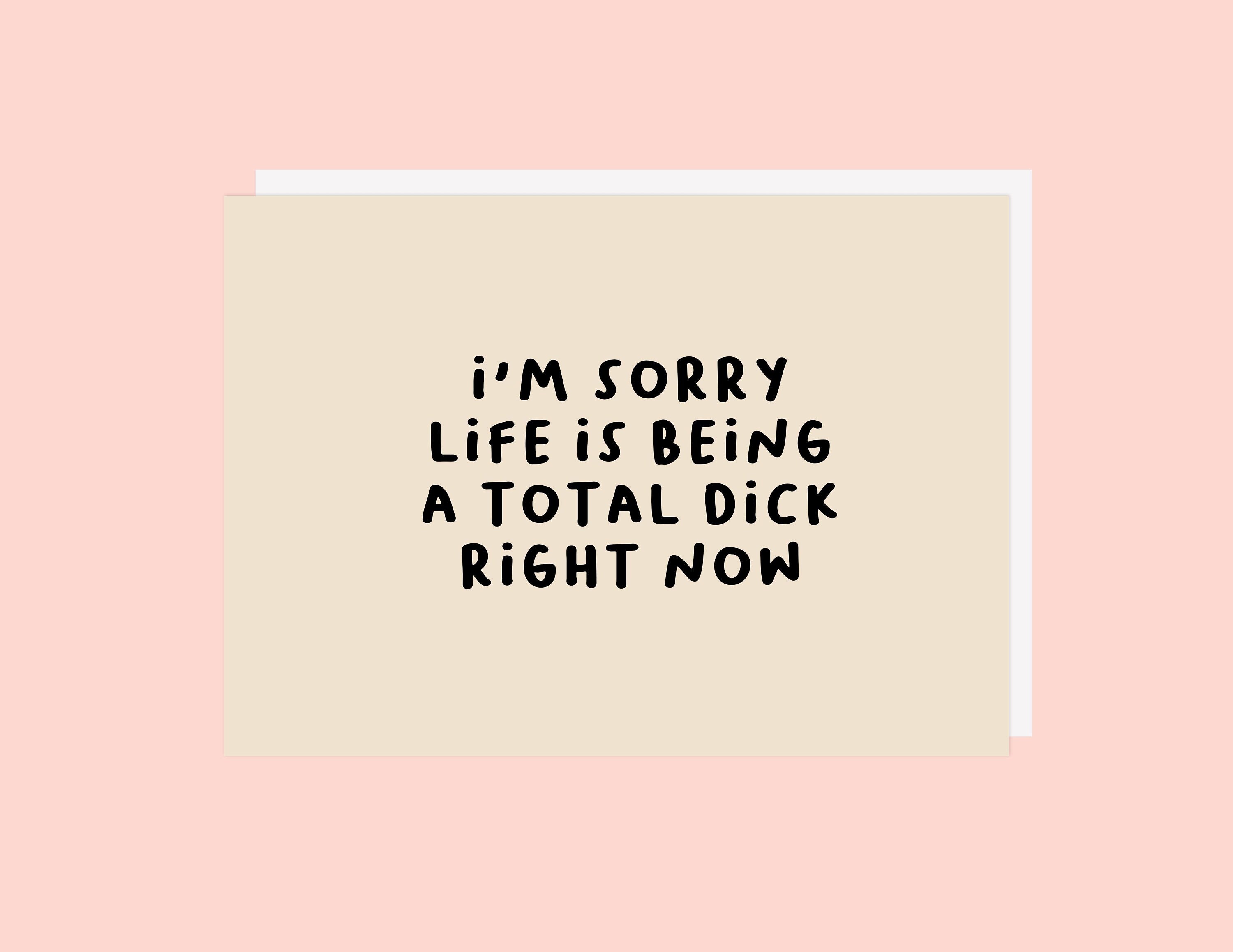 I'm Sorry - Greeting Card