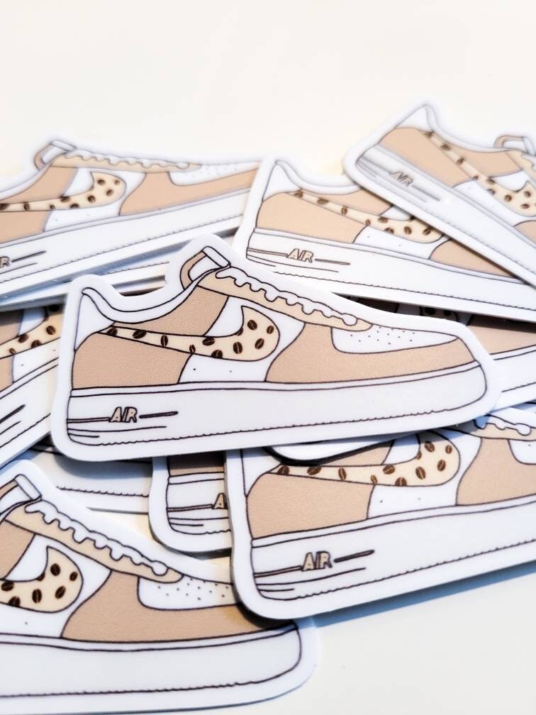 Coffee Sneaker Sticker