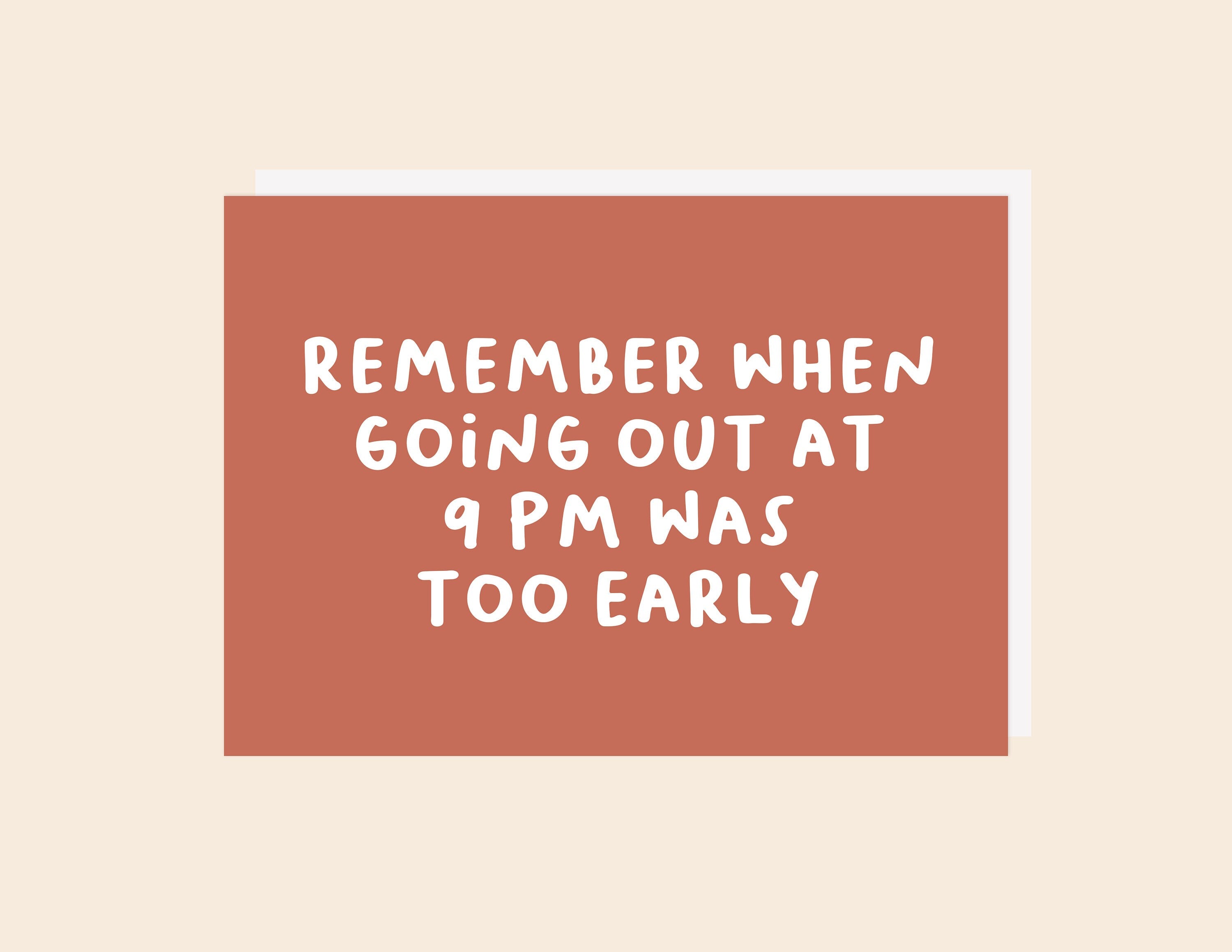 9 PM - Greeting Card