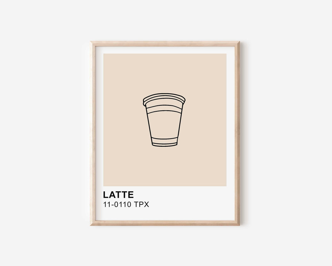 Latte Print