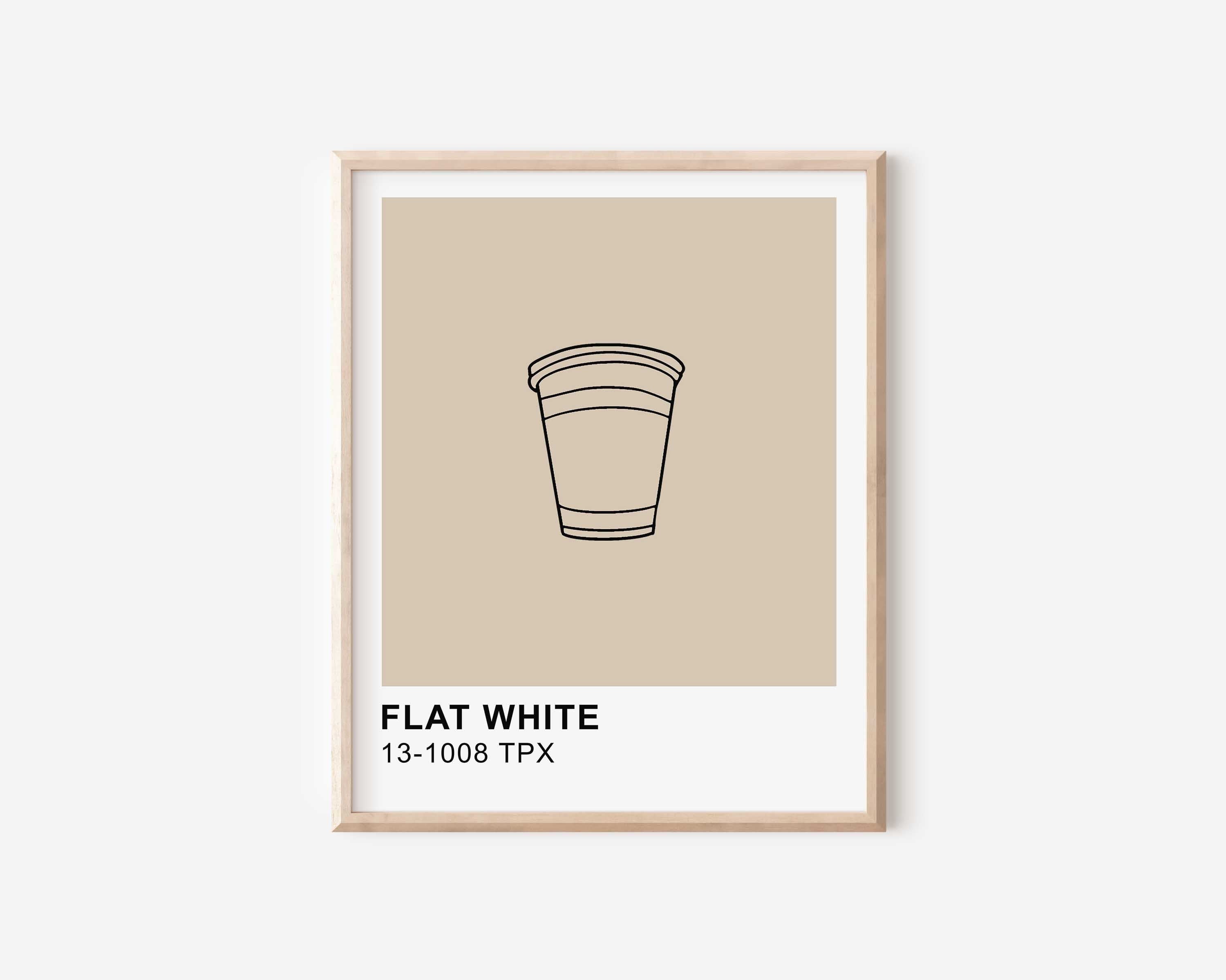 Flat White Print
