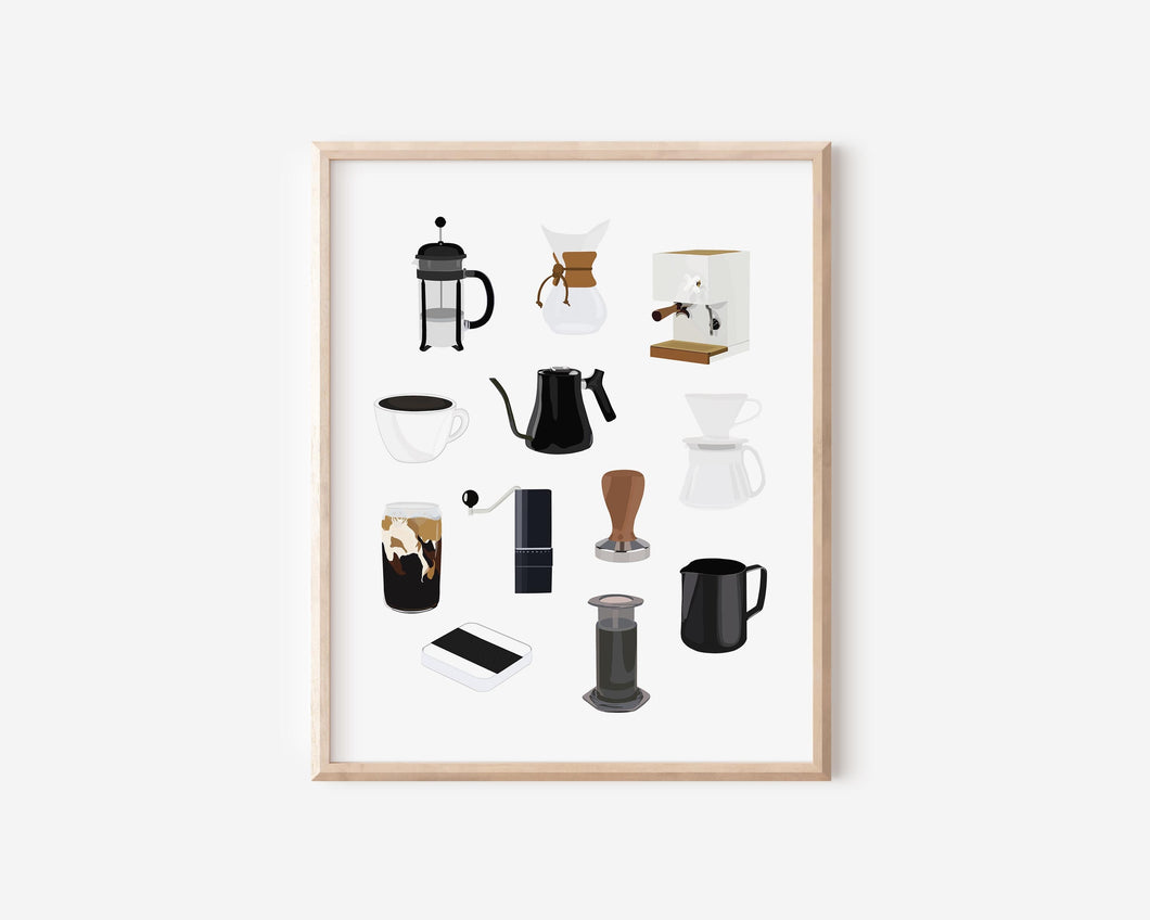 Coffee Equipment Print