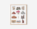 Toronto Landmarks Print
