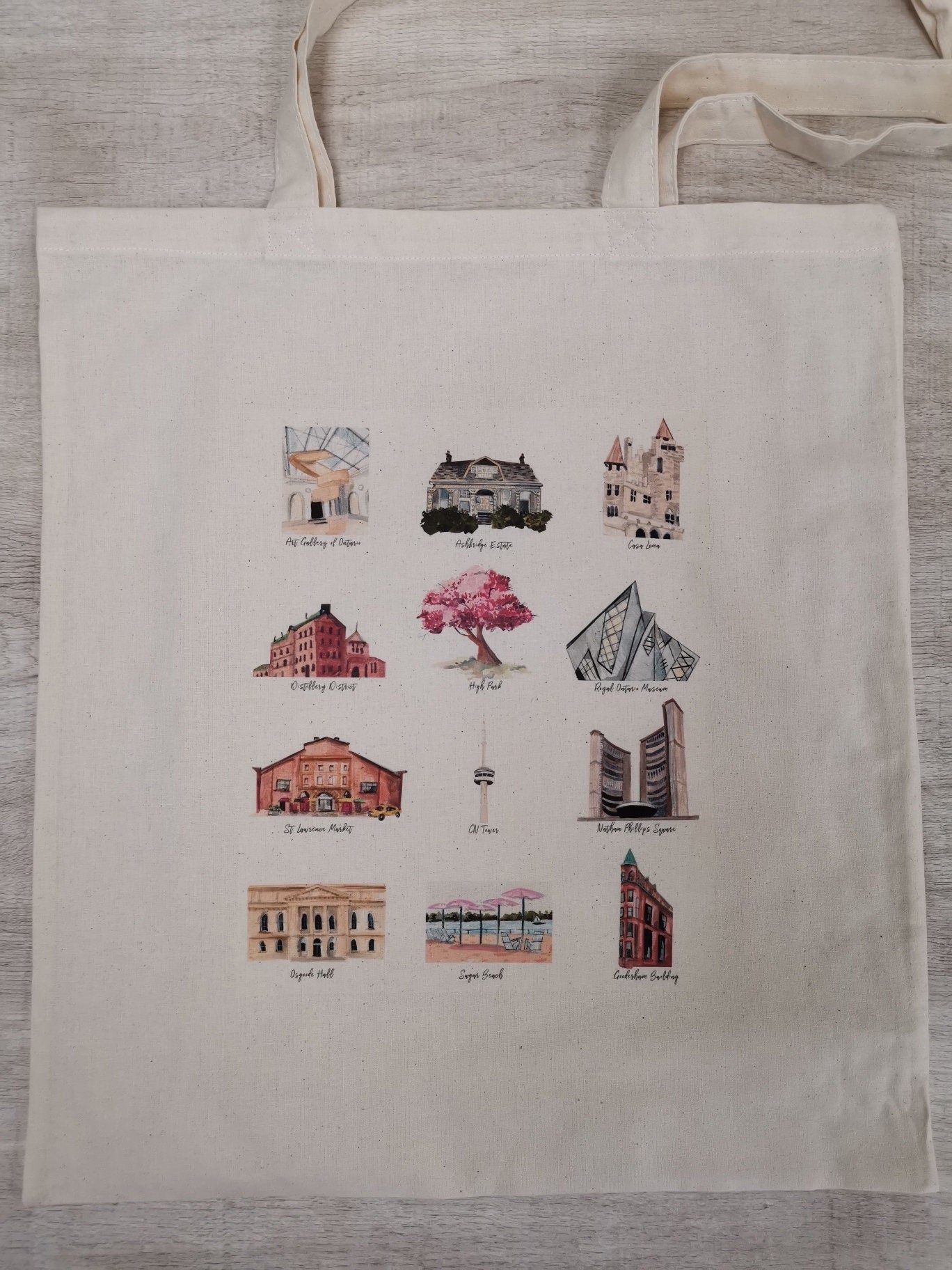 Tote Bag - Toronto Landmarks