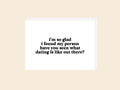 Dating - Greeting Card