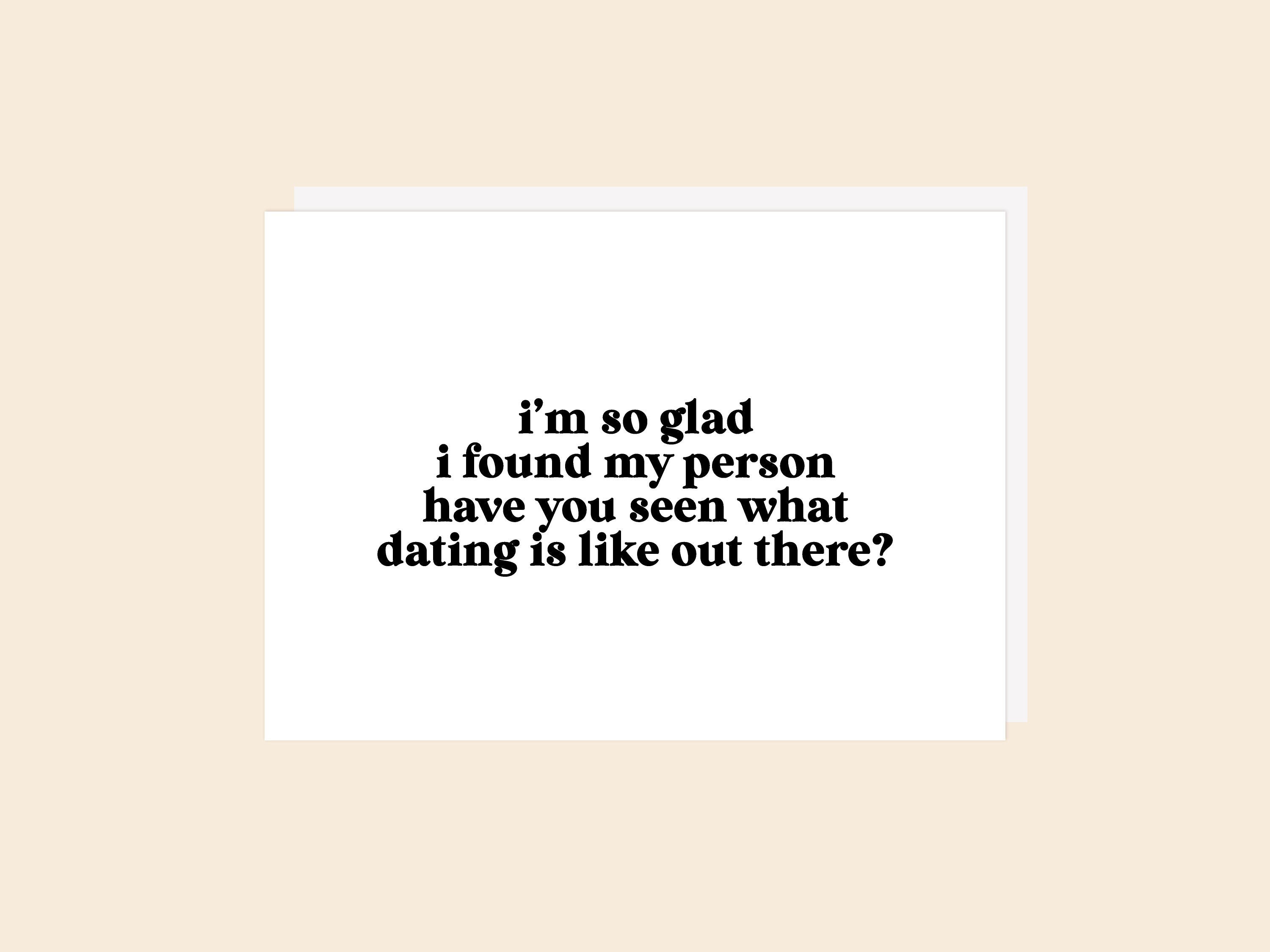 Dating - Greeting Card