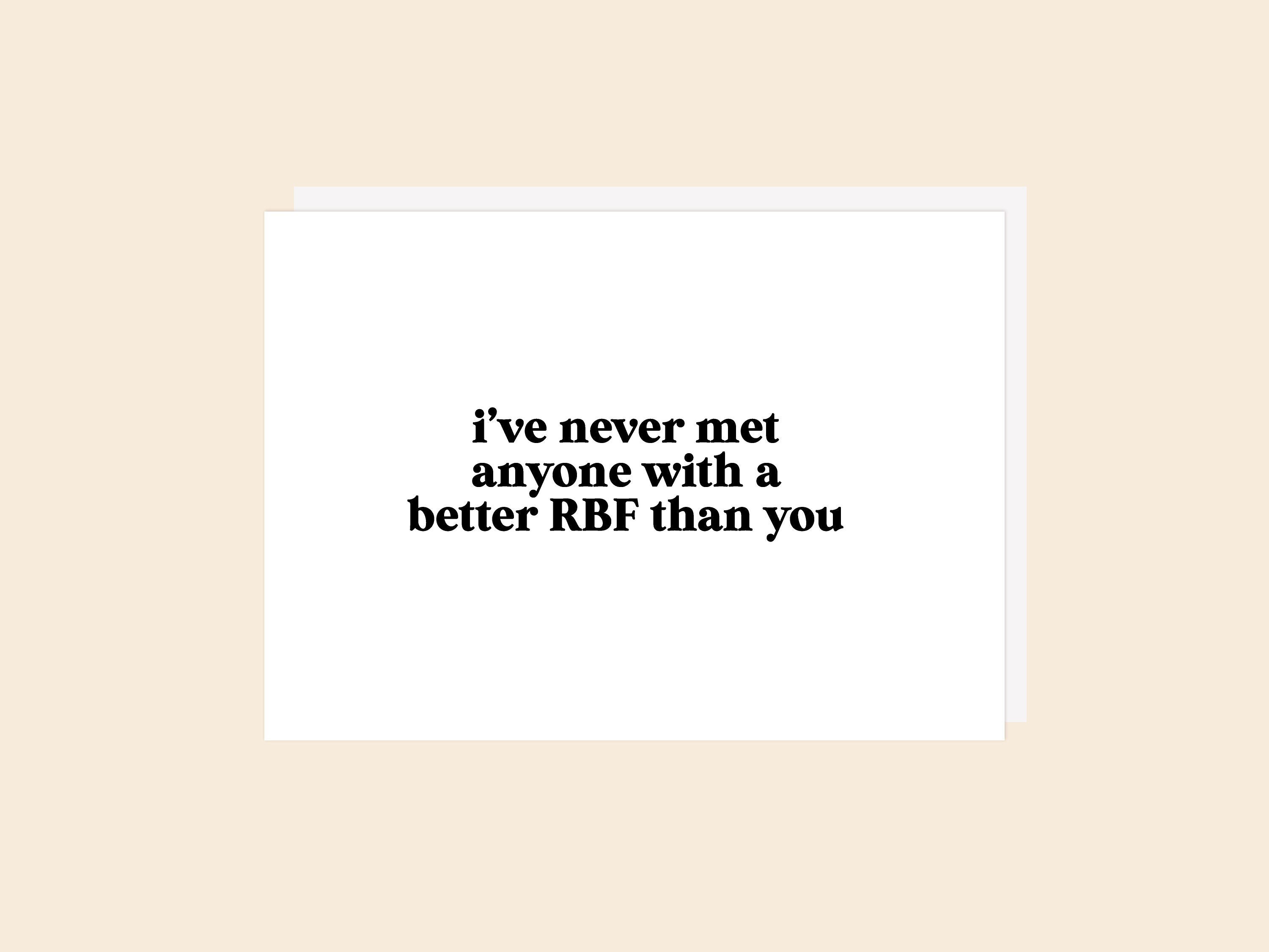RBF Card - Greeting Card