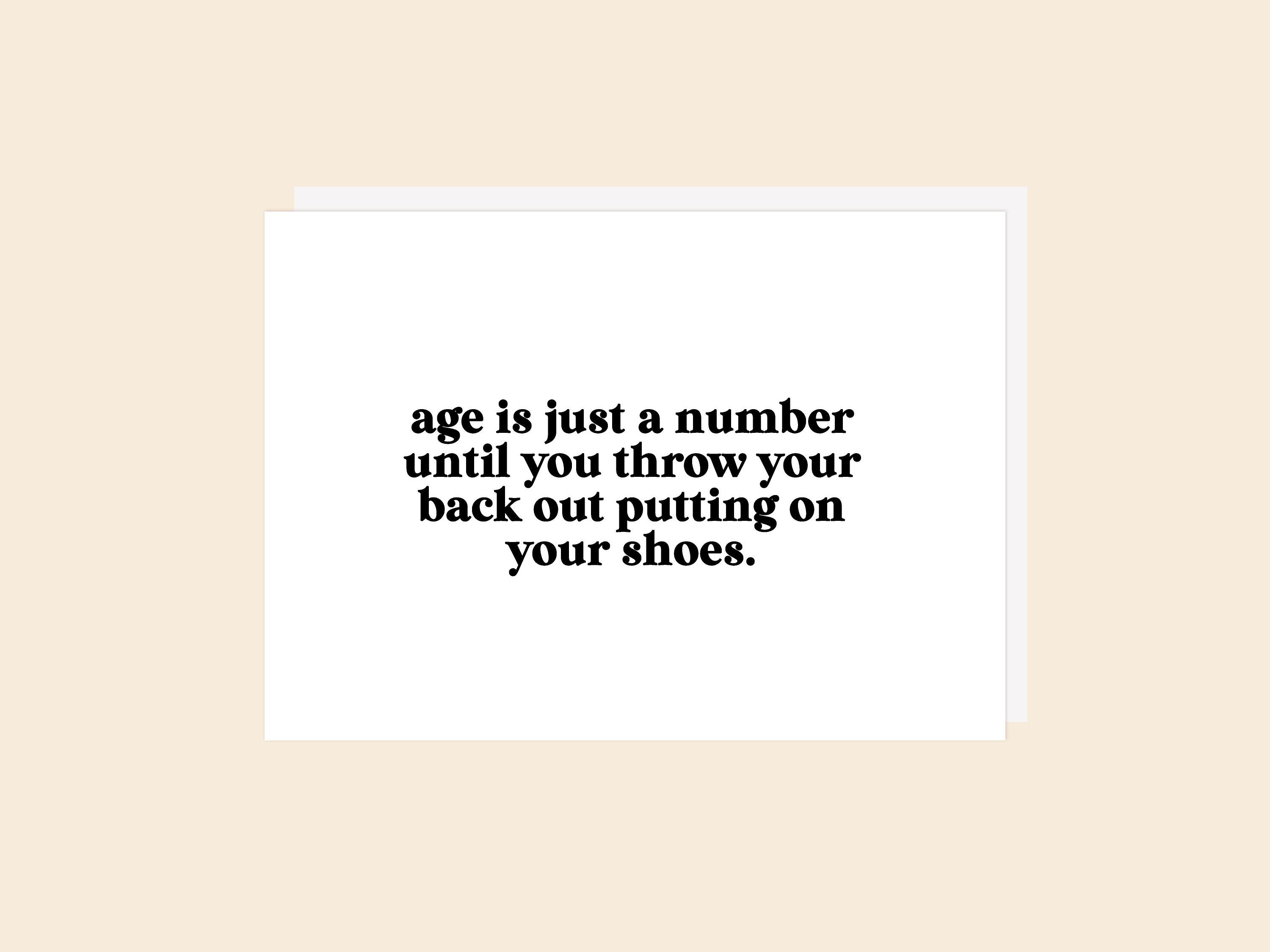 Throwing Back Out - Greeting Card
