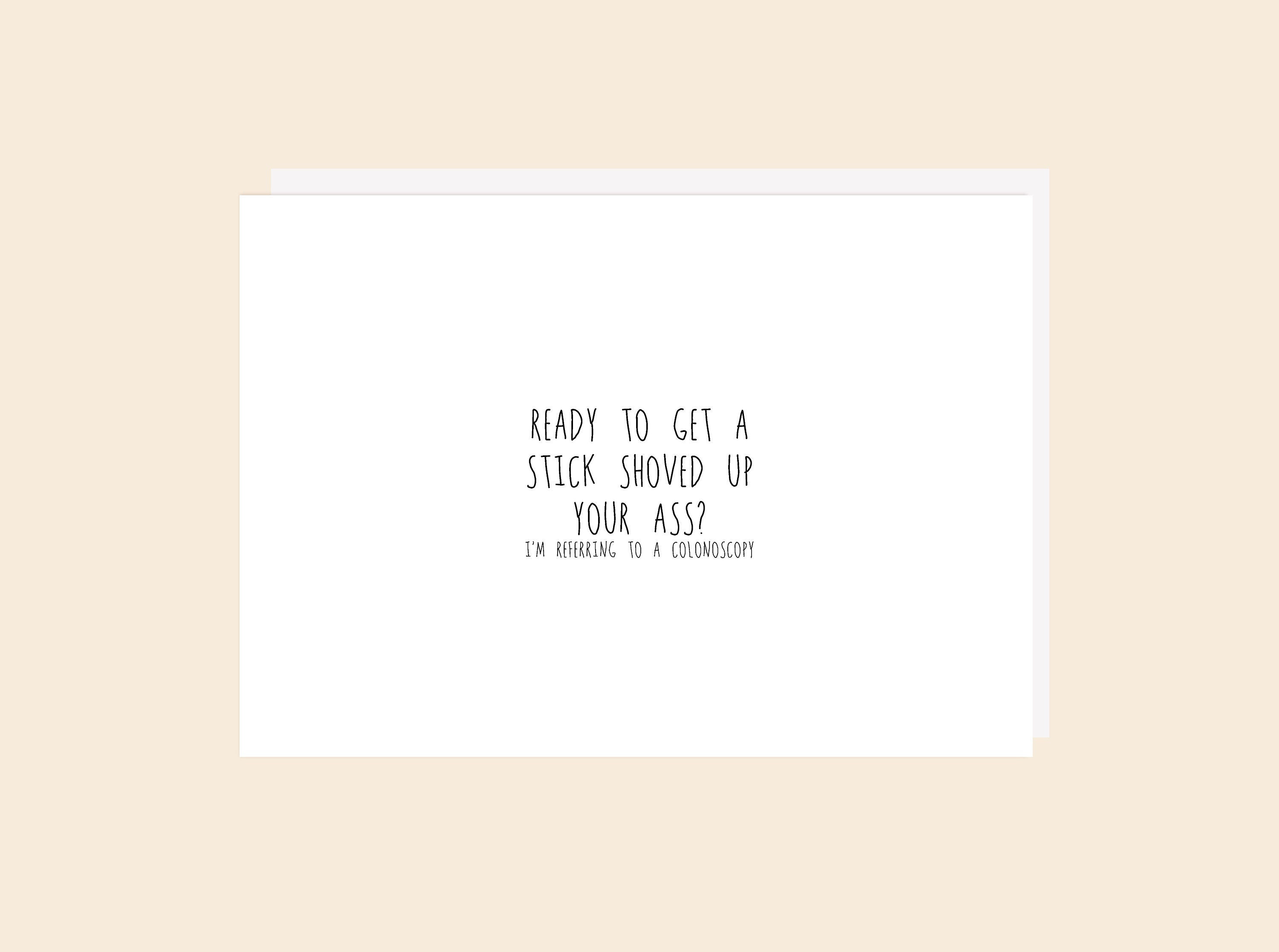 Colonoscopy - Greeting Card