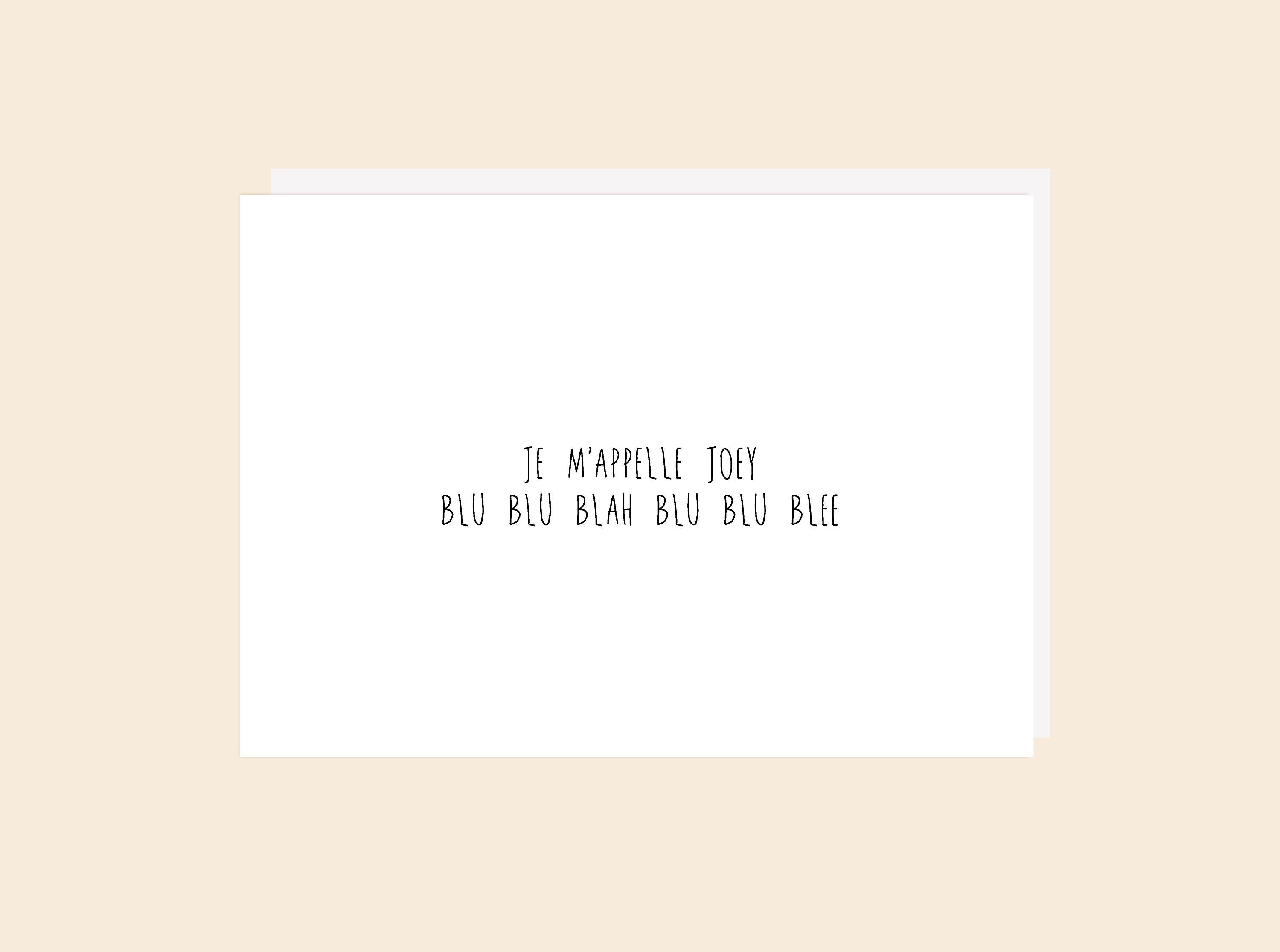 Joey - Greeting Card