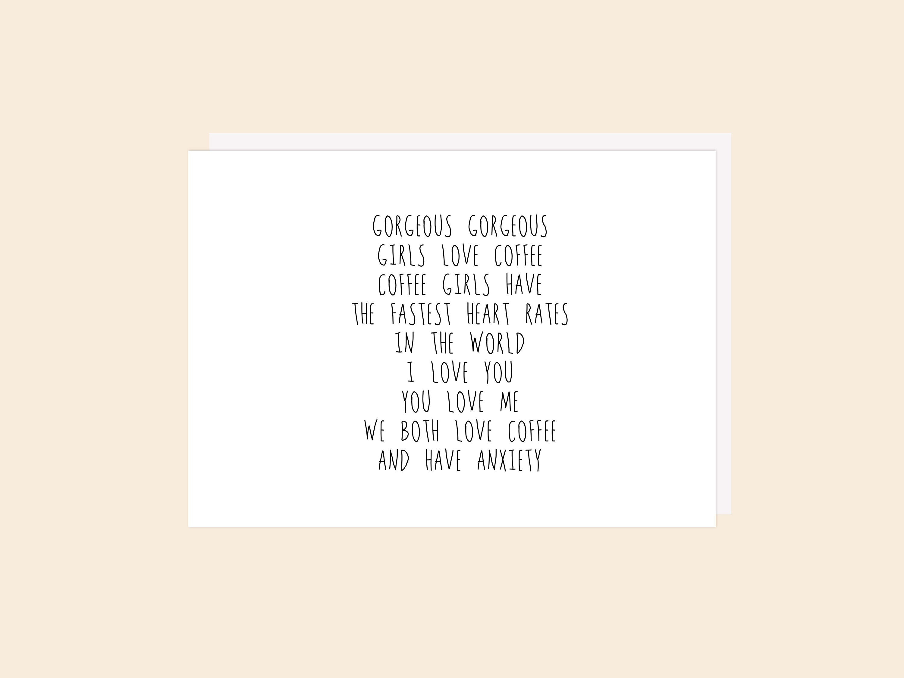 Gorgeous Girls - Greeting Card