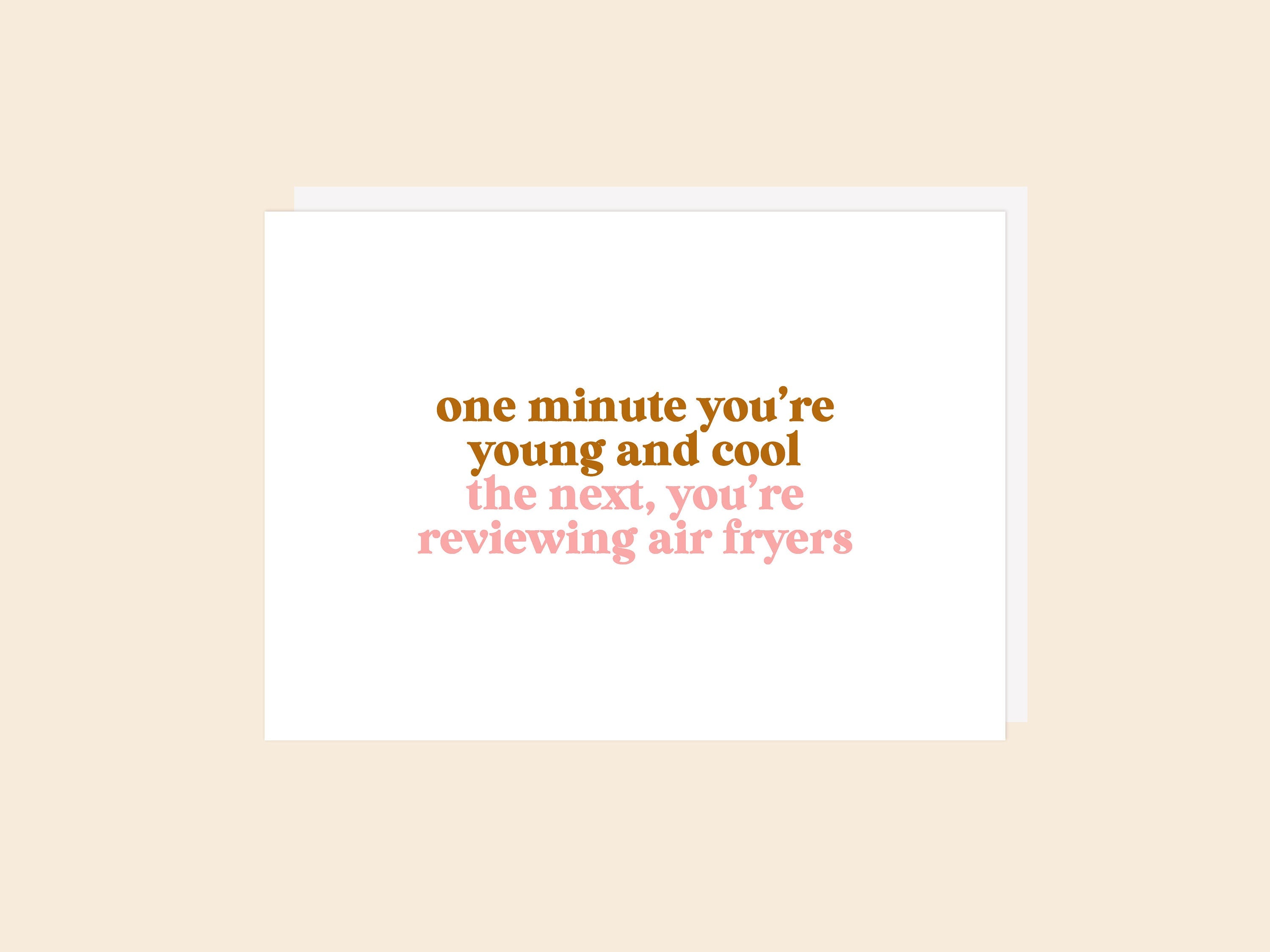 Air Fryer  - Greeting Card