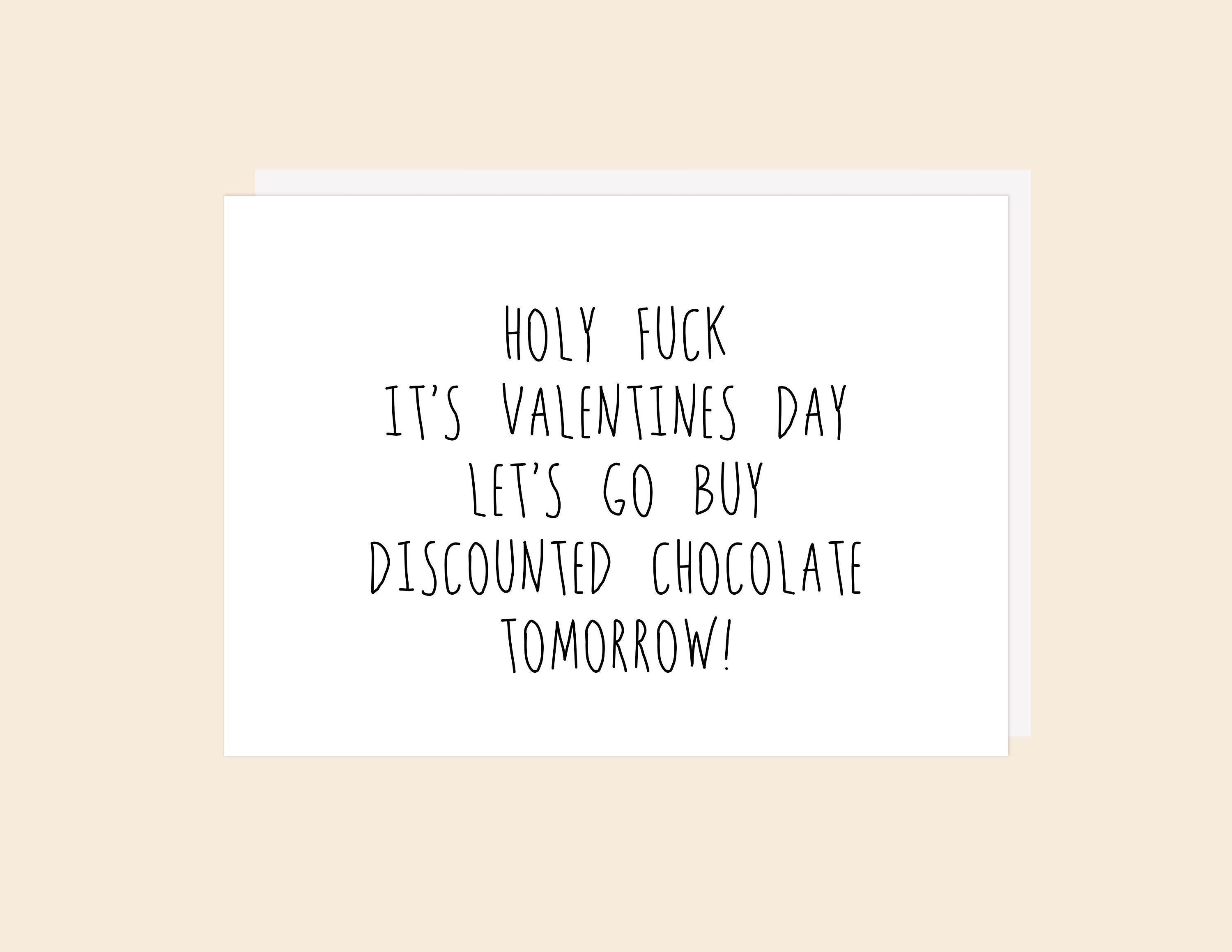 Holy Fuck Valentine's Day - Greeting Card