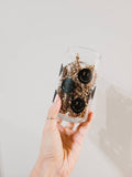 Black Smile Glass Cup