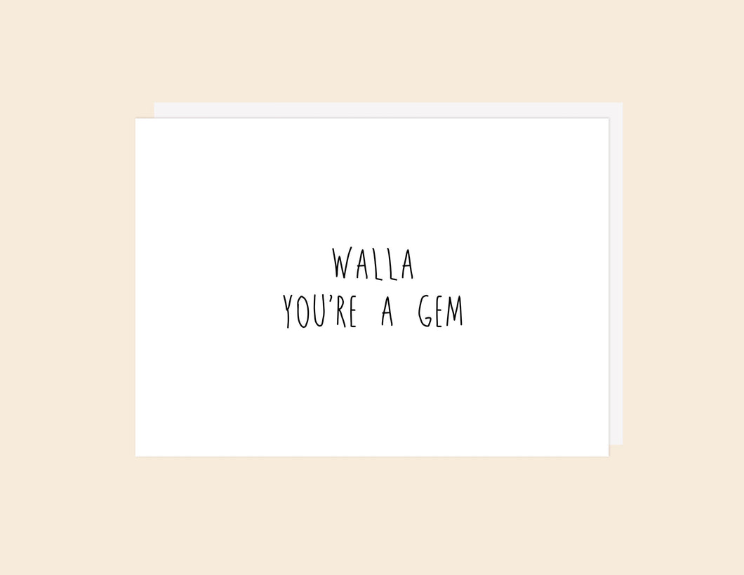 Walla Arabic Card