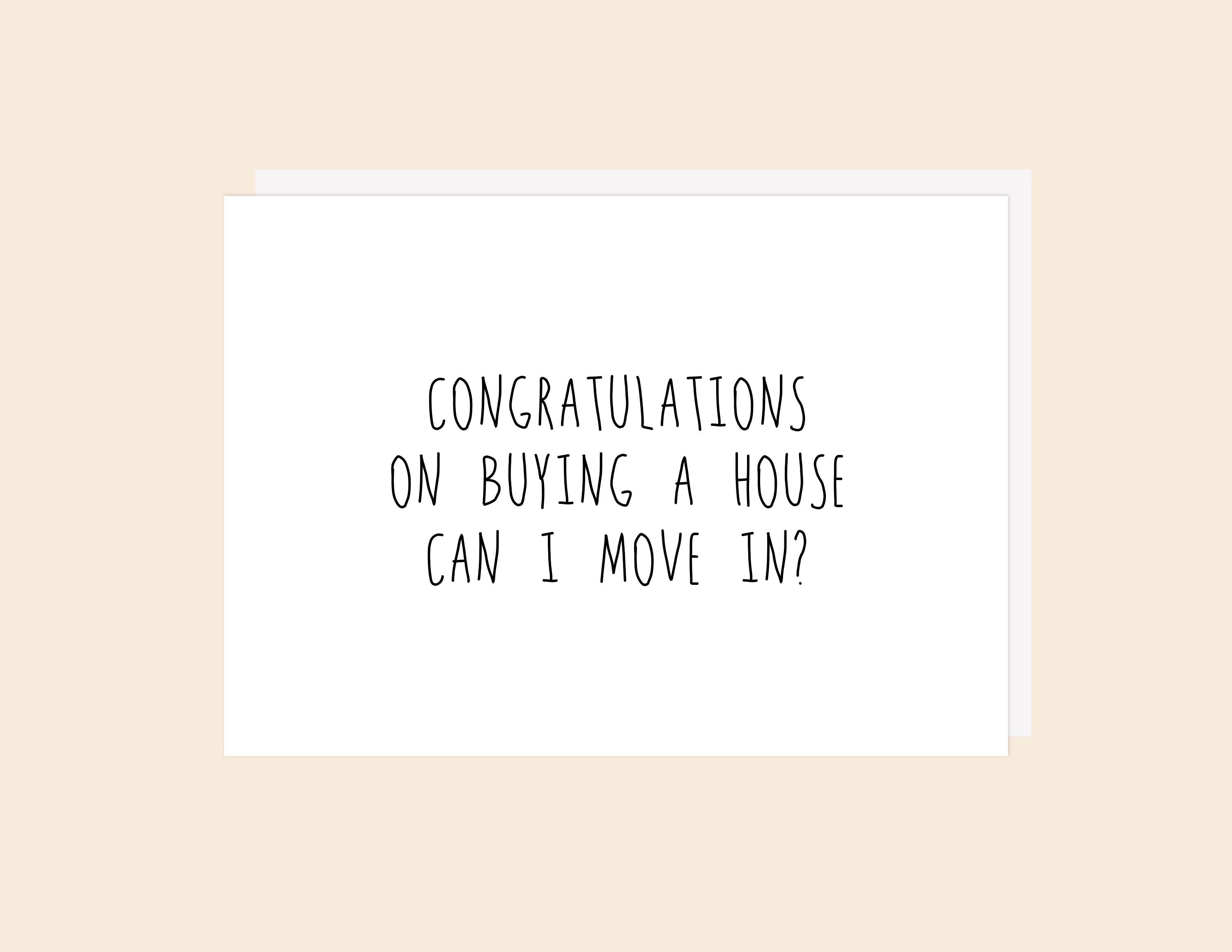 Congrats Home - Greeting Card