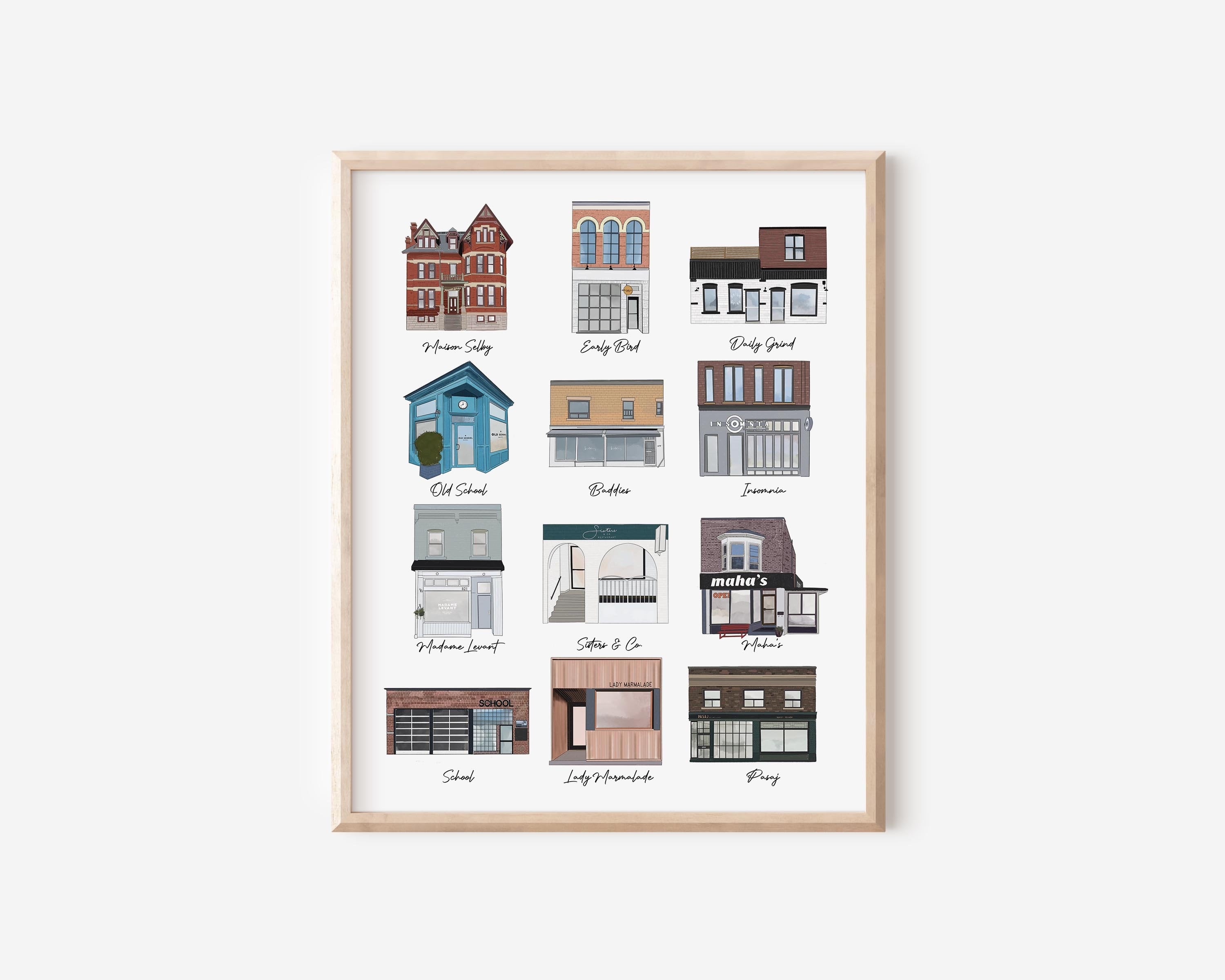 Toronto Brunch Print